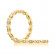 14K White Gold  Semi Mount Diamond Wedding Band-2