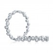 14K White Gold  Semi Mount Diamond Wedding Band-2