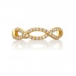 14K White Gold  Semi Mount Diamond Wedding Band-3