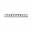 14K White Gold  Semi Mount Diamond Wedding Band-1