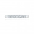 14K White Gold  Semi Mount Diamond Wedding Band-1