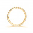 14K Yellow Gold  Semi Mount Diamond Wedding Band-3