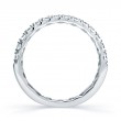 14K Yellow Gold  Semi Mount Diamond Wedding Band-3
