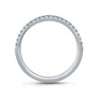 French Pavé Half Circle Stackable Band-3
