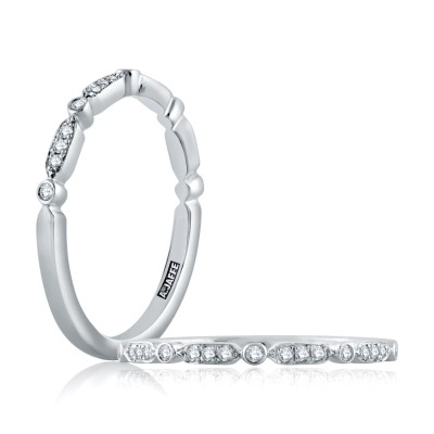 Triple and Single Set Diamond Stackable Band