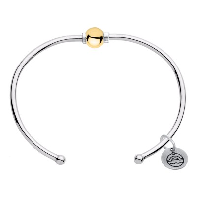 SS/14KT Cape Cuff 7.5