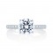 14K White Gold 0.26Ctw Semi Mount With 1.50Ct Head.