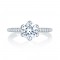 14K White Gold 0.33Ctw Semi Mount With 1.50Ct Head.