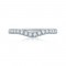 14K White Gold 0.42Ctw Semi Mount .