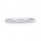 14K White Gold 0.24Ctw Semi Mount With Round Head.