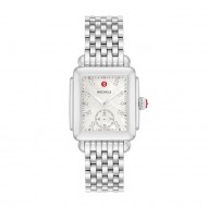 Deco Mid Stainless Diamond Dial Watch