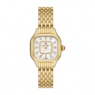 Meggie 18K Gold-Plated Diamond Dial Watch
