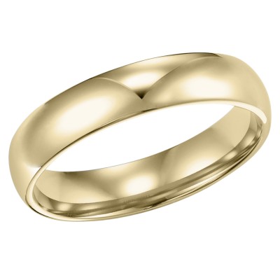 Goldman Comfort Fit Wedding Band 3mm, 14k Yellow Gold