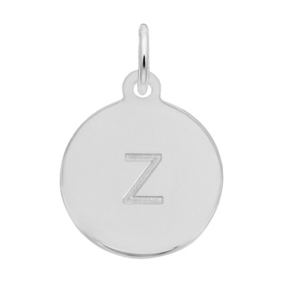 Petite Initial Disc - Lower Case Block Z