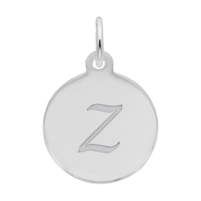 Petite Initial Disc - Script Z
