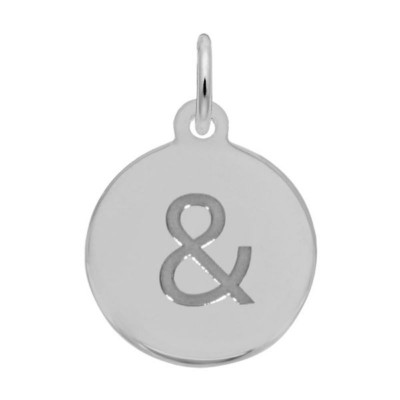Petite Initial Disc - Ampersand Symbol