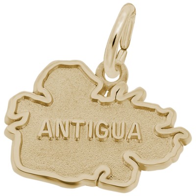 Antigua Map W/Border