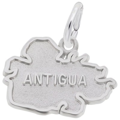 Antigua Map W/Border