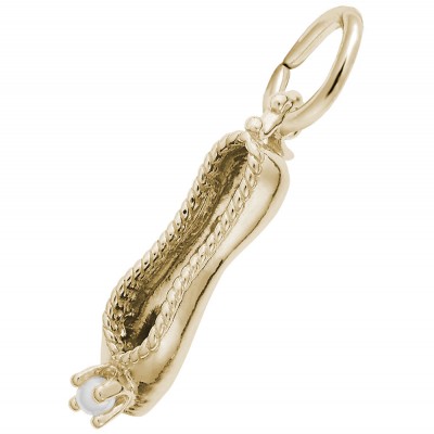 Ballet Slipper W/Pearl