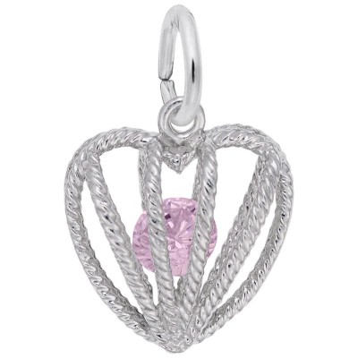 10 Heart Birthstone Oct