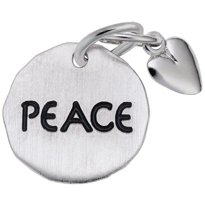 Peace Tag W/Heart