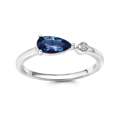 Lab-Grown Alexandrite Ring