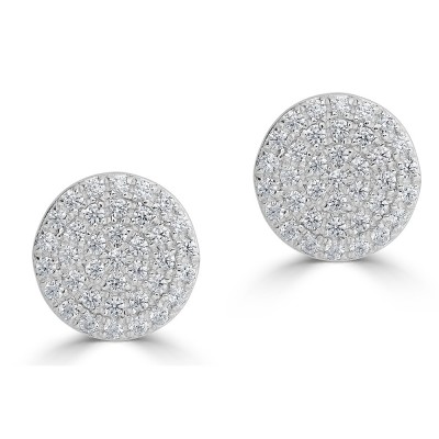 Sachs Signature Circle Stud Earrings