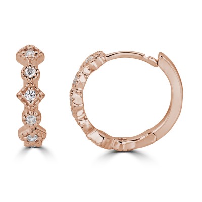 Sachs Signature Multi Shape Huggies Earrings