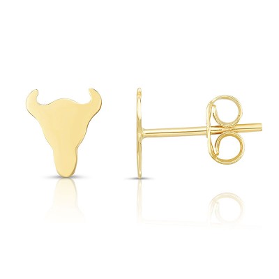 14K Longhorn Studs