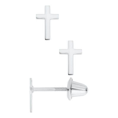 SS KK CROSS EARRINGS