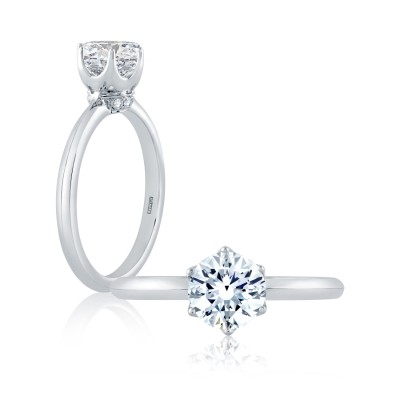 Classic 6 Prong Solitaire Engagement Ring