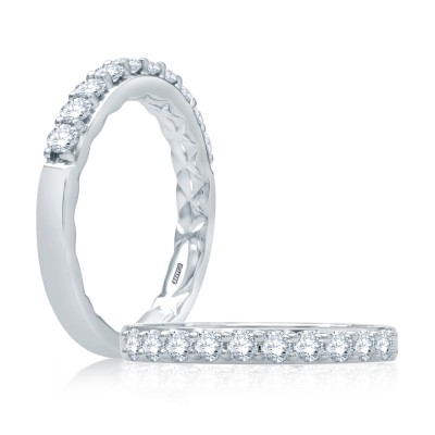 Diamond Pave Wedding Band