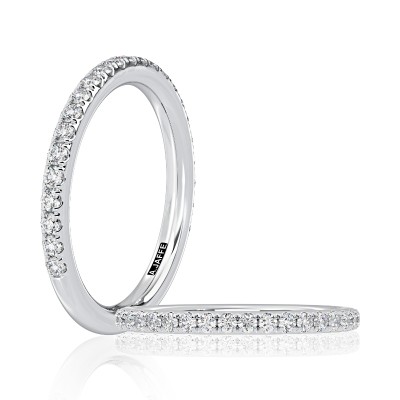 Classic Delicate Diamond Wedding Band