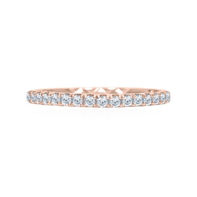 14K White Gold 0.34Ctw Semi Mount .