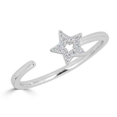 Sachs Signature Star Outline Open Ring