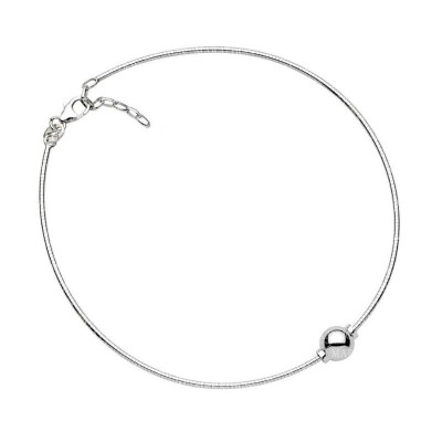 SS Single Bead Cape Cod Anklet