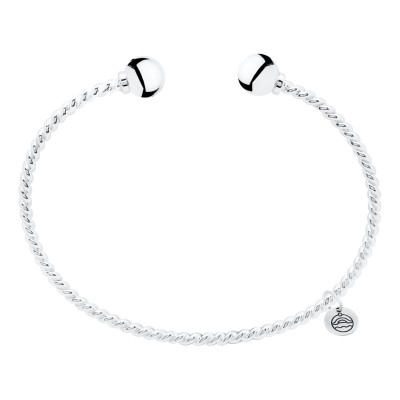 SS CC TWIST CUFF-2 END BEAD - 60
