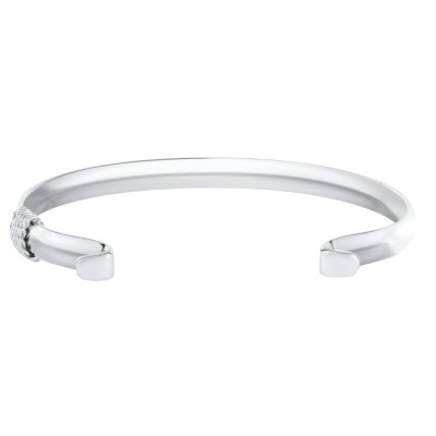 SS Narrow W/Rope Convertible Bracelet