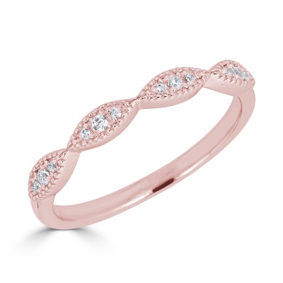 Sachs Signature Stackable mq Milgrain Ring