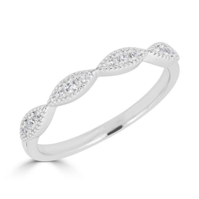 Sachs Signature Stackable mq Milgrain Ring