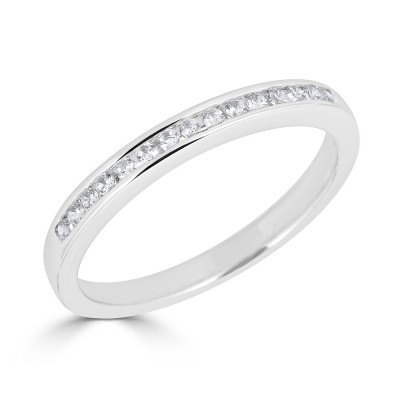 Sachs Signature Channel Prong .15ctw Wedding Band