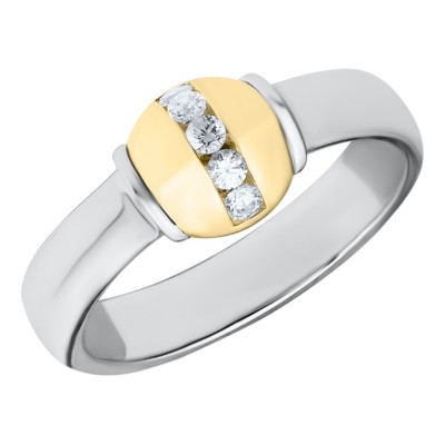 CC SS-14K-.14 TCW DIA RING-SZ6