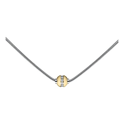 14K Yellow Gold/SS Cape Cod 0.33Ctw Pendand-16"
