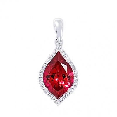 Created Ruby Pendant