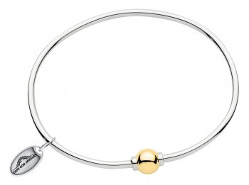 SS/14YG Single Bead Cape Cod Bracelet