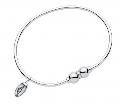 SS 2 Bead Cape Cod Bracelet