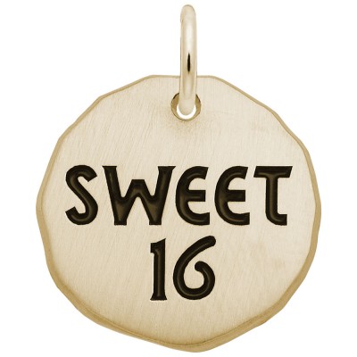 Sweet 16 Charm Tag