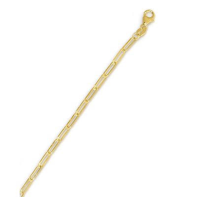 14K Yellow 20" Paperclip 2.5mm Chain