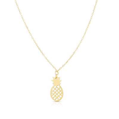 14K Pineapple Necklace