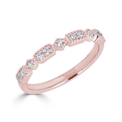 Sachs Signature Stackable Rectangle Ring Rose